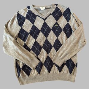 LACOSTE Men's Argyle Sweater